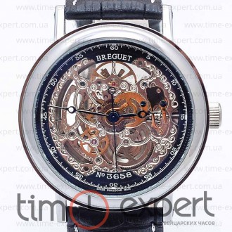 Breguet Classique Skeleton Steel Black