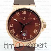Ulysse Nardin Maxi Marine Chronometer Gold-Brown