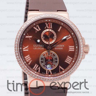 Ulysse Nardin Le Locle Gold-Brown Lady