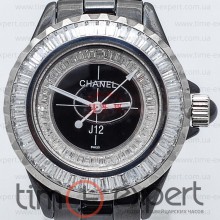 Chanel J12 Diamond All Black