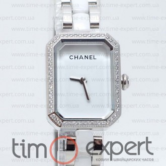 Chanel Ceramica Diamond Silver-Write