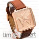 Hermes H Hour Gold-Brown