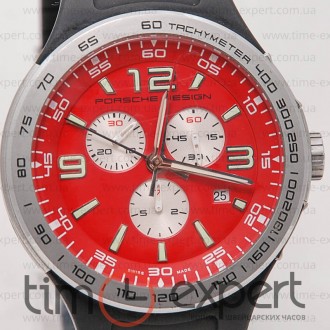 Porsche Desing Chronograph Silver-Red