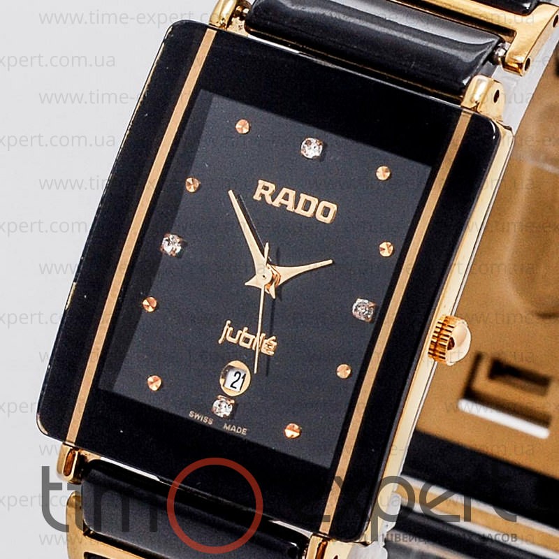 Наручные часы копии часы Rado Integral Jubile Gold-Black Diamind