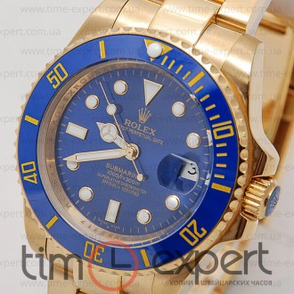 Rolex Submariner (44) Gold-Blue