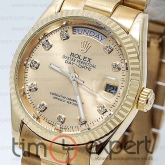 Rolex Oyster Perpetual 36  Day-Date Gold-Diamond