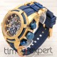 Invicta Chronograph Gold-Blue