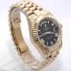 Rolex Day-Date Yellow-Gold-Black
