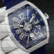 Franck Muller Vanguard Full Diamonds Blue