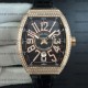 Franck Muller Vanguard Full Diamonds Gold-Black