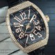 Franck Muller Vanguard Full Diamonds Gold-Black