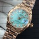 Rolex DateJust 28mm Ice Blue Textured Dial