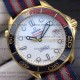 Omega Seamaster Diver 41mm Commander's Watch Nylon Strap 18K