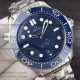 Omega Seamaster Diver 42mm Diver 300M Blue Dial on Bracelet 8800