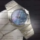 Omega Constellation 27mm Ladies Blue Dial on Bracelet ETA Quartz