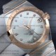 Omega Constellation 38mm Silver Dial Diamonds Markers on Bracelet 8500