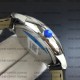 Omega De Ville 39mm Silver Dial Blue Markers on Black Leather Strap