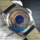 Omega Globemaster Master Chronometer White Dial on Blue Leather Strap