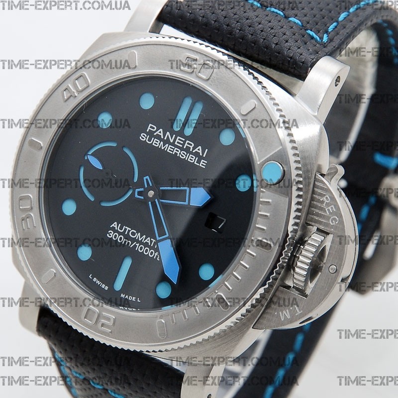 Panerai Submersible 47 Mike Horn Edition Titanium Blue PAM00985