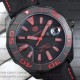 Tag Heuer 43mm Aquaracer Calibre 5 PVD Black/Red Dial on Nylon Strap