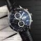 Tag Heuer 43mm Carrera Calibre 16 Day-Date Black Dial on Leather strap