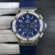 Hublot 44.5mm Big Ban Chronograph Blue Dial Swarovski Diamonds