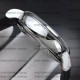 Iwc 42mm Portofino Chronograph White Dial Markers on Black Leather Strap