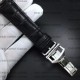 Iwc 42mm Portofino Chronograph White Dial Markers on Black Leather Strap