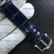 Iwc 37mm Portofino Automatic Blue Dial On blue leather strap