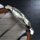 Iwc 37mm Portofino Automatic Silver Dial on Brown Leather Strap